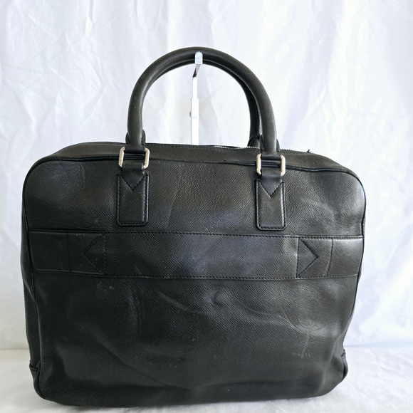 Black Leather Men's Bag - Picture 1 of 8